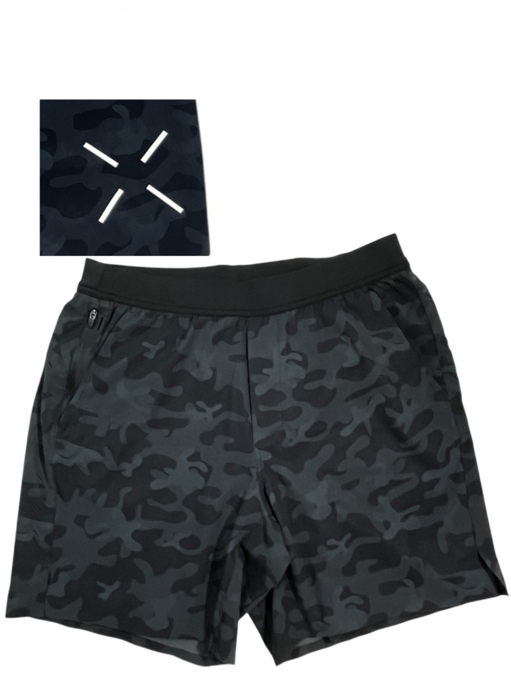 Ten Thousand Interval Shorts Men's Medium Black Camo Athletic Performance